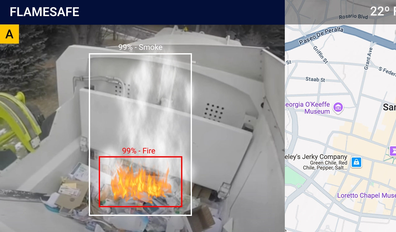 Benefits: Fire and contamination detection.